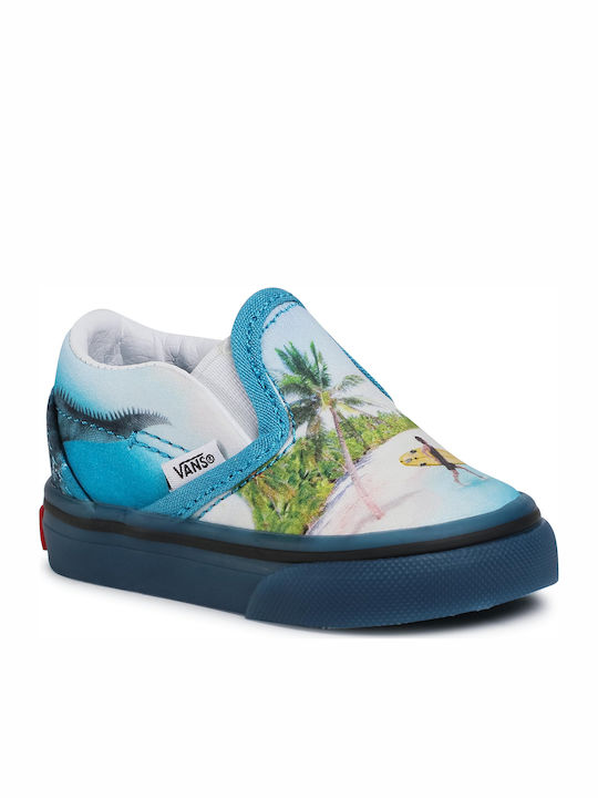 Classic Slip On Παιδικά Sneakers Slip-on Γαλάζια