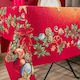 Teoran Pine Christmas Fabric Tablecloth Ornament L220xW140cm