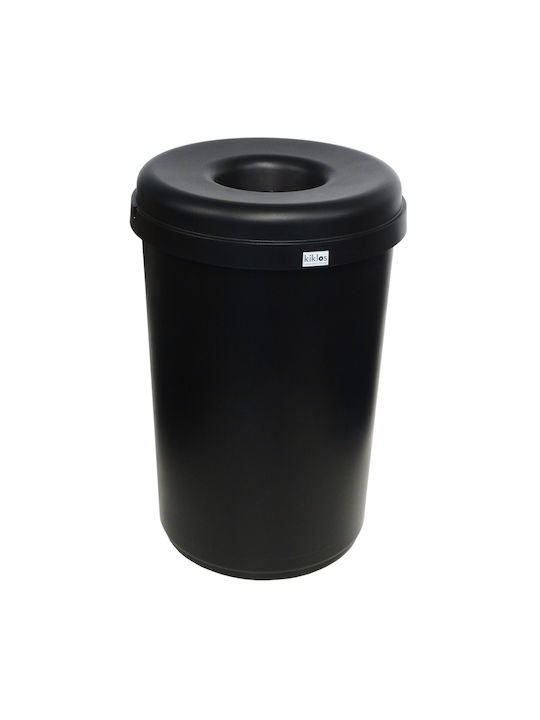 Viomes 316 Waste Bin Recycling Plastic Black 60lt 1pcs
