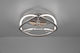 Trio Lighting Charivari Modern Metal Ceiling Light with Integrated LED 41pcs Silver