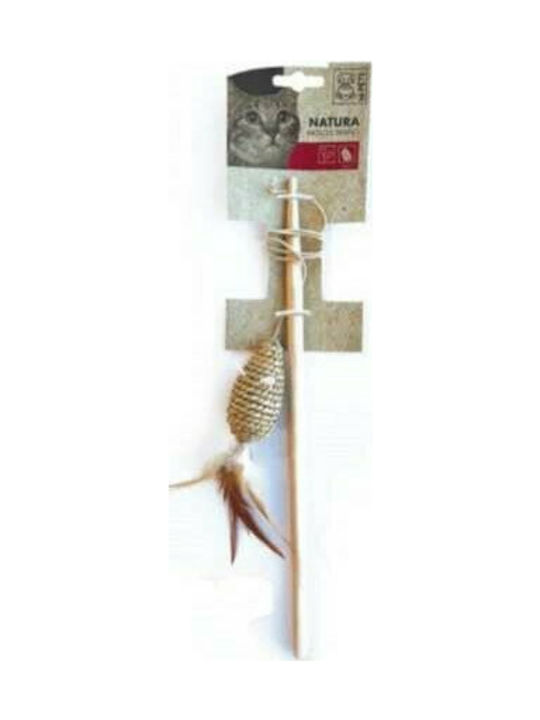 M-Pets Natura Seagrass Mouse Wand Jucărie pentr...