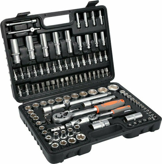 Sthor Set Ratchet 1\2" & 1\4" 108pcs