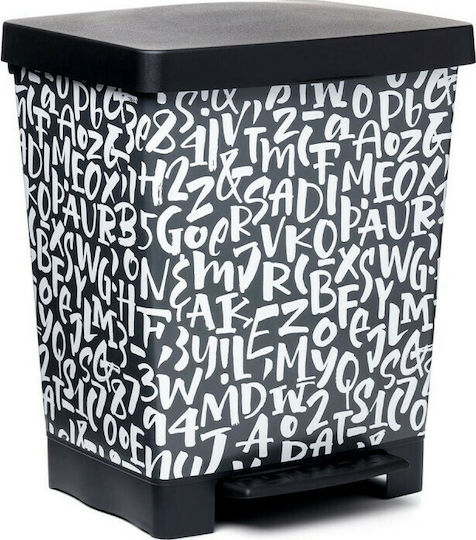 Tatay Cubik Deco Signs Abfalleimer Abfall Kunststoff mit Pedal Mehrfarbig 23Es 1Stück