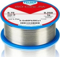 Felder 18600720 Καλάι Κόλλησης 60/40 0.75mm 250gr Felder 18600720 Καλάι Κόλλησης 60/40 0.75mm 250gr