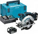 Makita DSS610RTJ Δισκοπρίονο 18V 2x5Ah