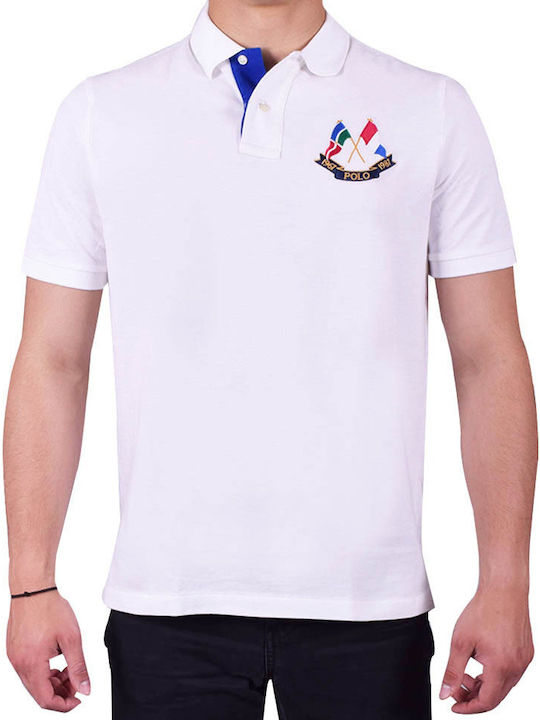 Ralph Lauren Men's Short Sleeve Blouse Polo White