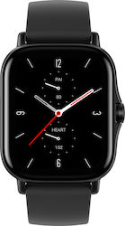 Amazfit GTS 2 Aluminium 43mm Αδιάβροχο Smartwatch με Παλμογράφο (Midnight Black)