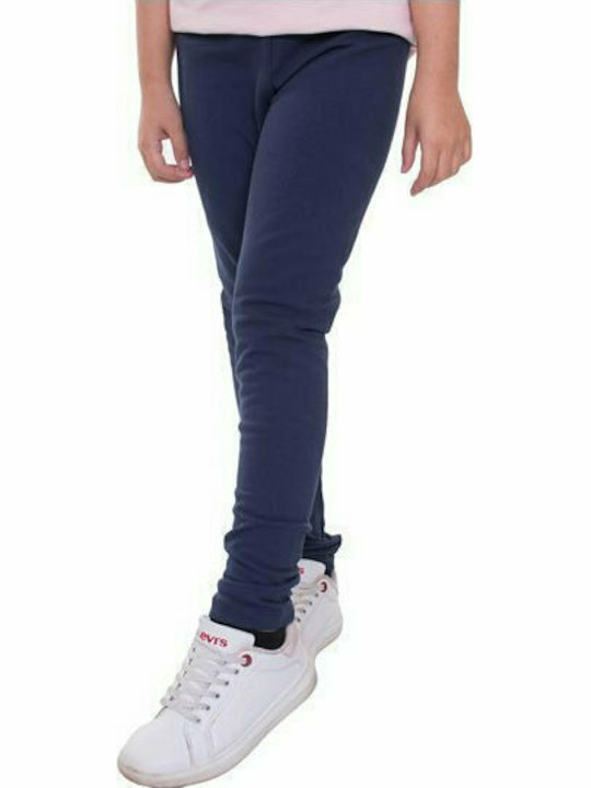 Trax Kinder Leggings Lang Blau