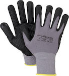 Galaxy Crux Safety Glofe Nitrile Gray