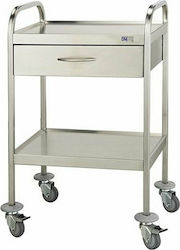 +DM Medical Wheeled Nursing Table W70xD50xH84cm D-31