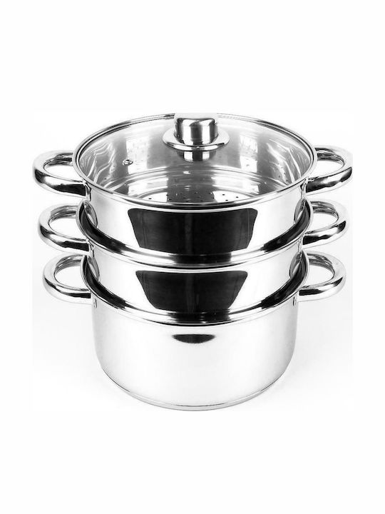 Maestro Oală Adâncă Din Oțel Inoxidabil La Abur 5lt / 24cm