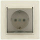 Mono Electric Despina Power Socket Beige 1pcs
