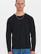 Gabba Herren Langarm-Pullover Schwarz