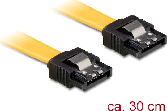 DeLock DeLock Festplattenkabel 7-Pin SATA III 30cm Gelbe