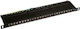 A-LAN Patch Panel für Rack 1U 24 Ports cat6 Schwarz PK028