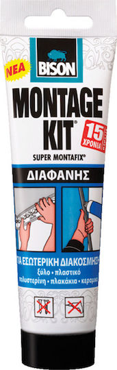 Bison Montage Kit Ξυλόκολλα Διάφανη 150gr