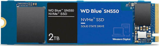 Western Digital Blue SN550 NVMe SSD 2TB τύπου M.2 με σύνδεση PCI Express 3.0 WDS200T2B0C