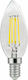 Vito Ledisone-2 LED крушка 6W 97mm за фасунга E...