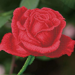 Diamond Dotz Canvas Diamond Painting Kit Mosaic - Rose Bud DD5.038