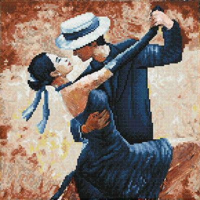 Diamond Dotz Canvas Diamond Painting Kit Mosaic - Tango Passion DD8.015