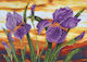 Diamond Dotz Canvas Diamond Painting Kit Diamond Painting - Iris Sunset DD9.016