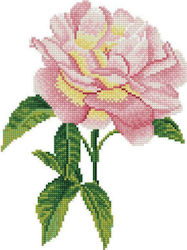 Diamond Dotz Canvas Diamond Painting Kit Mosaic - Pink Rose DD5.069