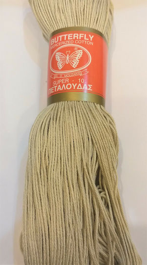 Petalouda Cotton Knitting Yarn Super 10 125gr 230m 3201 Ecru 230m 125gr