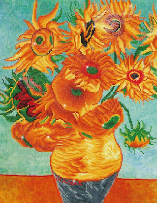 Diamond Dotz Sunflowers (Van Gogh) Canvas Diamond Painting Kit DD13.011