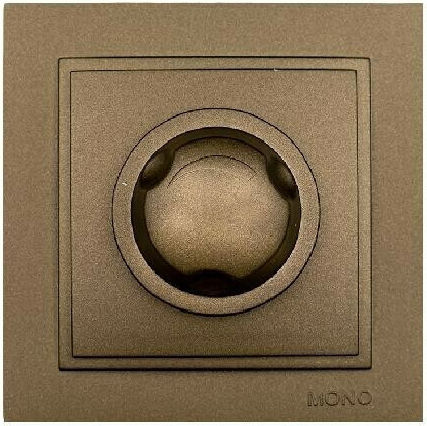 Mono Electric Despina Metallic Dimmerschalter LED Rotierend 800W in Braun Farbe