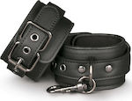 Easytoys Leather Handcuffs Cătușe în Culoarea Negru ET281BLK