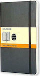 Moleskine Notebook Ruled with Elastic Black QP616EN