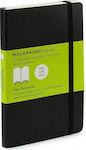 Moleskine Soft Cover Notizbuch 192 Blätter A6 mit leeren Seiten und Gummiband Schwarz QP613EN