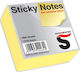 Skag Sticky Note Pads in Cube 400 Sheets Yellow 7.5x7.5pcs