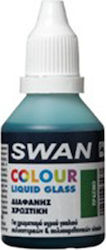 Mercola Swan Liquid Glass Χρωστική Χειροτεχνίας Πράσινη για Υγρό Γυαλί 30ml