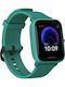 Amazfit Bip U 41mm Αδιάβροχο Smartwatch με Παλμογράφο (Πράσινο)