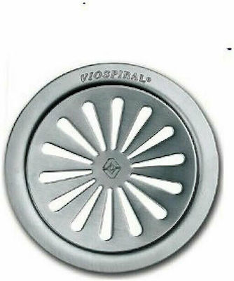 Viospiral Stainless Steel Rack Floor with Diameter 80mm Silver 15-1400