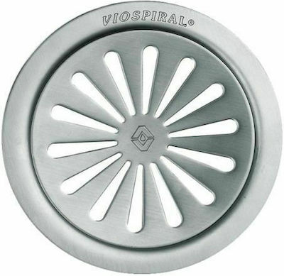 Viospiral Stainless Steel Rack Floor with Diameter 125mm Silver