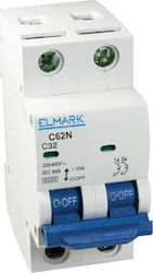 Elmark Automatischer Schutzschalter 50A Zweipol...