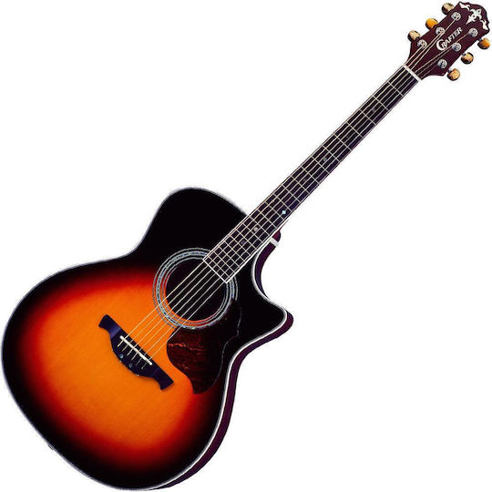 Crafter Полуакустичен Китара GAE-8 VLS-V Отрязана Sunburst