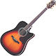 Crafter Semi-Acoustic Guitar D-8/VLS-V Cutaway Sunburst