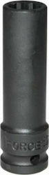 Force Căpăcel Pneumatic - Pneumatic Hexagonal Priza cu Patrat de Prindere 1/2" Diametru 19mm 1buc Force Căpăcel Pneumatic - Pneumatic Hexagonal Priza cu Patrat de Prindere 1/2" Diametru 19mm 1buc