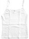 Women's T-Shirt with Spaghetti Strap White
