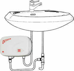 Geyser 2AA25 An der Wand montiert Sofortiger Warmwasserspeicher Badezimmer / Küche 5kW