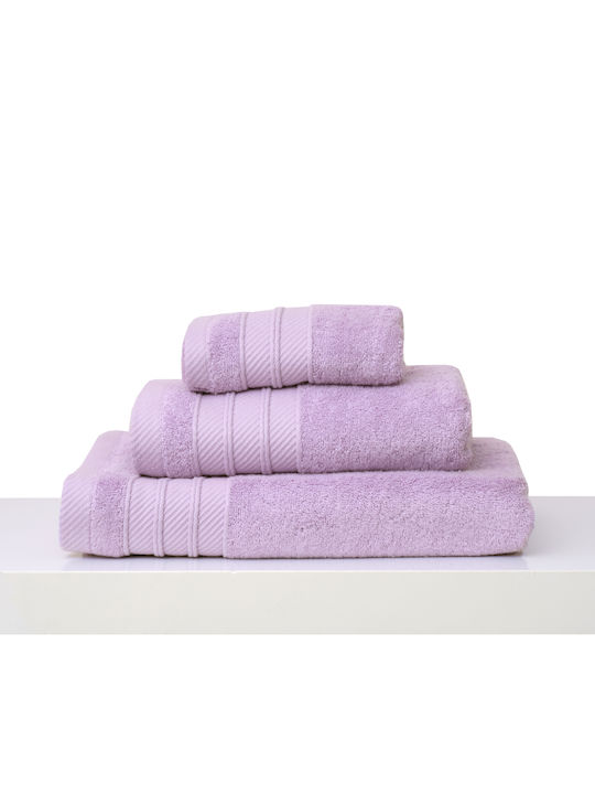 Anna Riska Handtuch Soft 9 Lilac Bänder Pack 3 ...