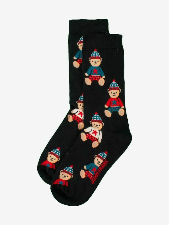 John Frank Fashion Christmas Teddy Femei Șosete Multicolor 1Pachet
