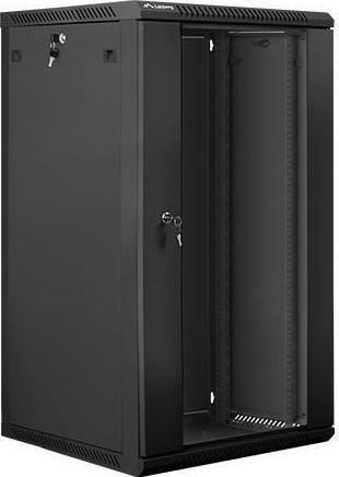 Lanberg Wandmontiert Rack-Schrank 22U 60x60x108.5cm Schwarz WF01-6622-10B