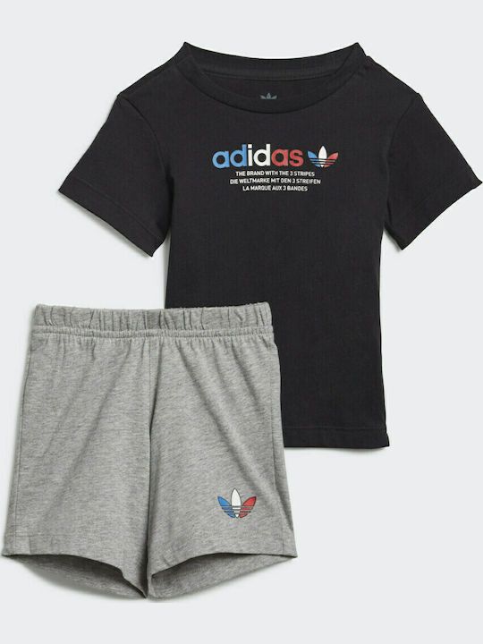 adidas Παιδικό Σετ με Σορτς Μαύρο 2τμχ