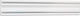 Anartisi Denmark Two-Way Aluminum Curtain Track White 100cm