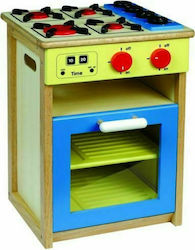 Santoys Kids Kitchen Παιδική Κουζίνα Υγραερίου Και Φούρνος made of Wood 95462