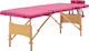 vidaXL Physiotherapy Bed Portable Foldable Pink...